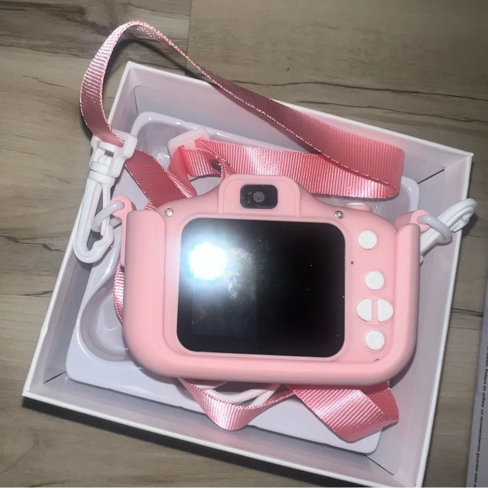 Adorable Pink Kids' Kitty Cat Camera